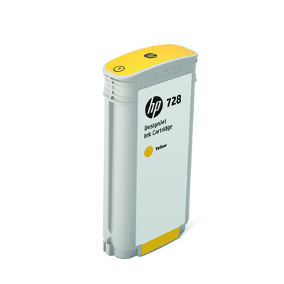 HP 728 130ml Ink Yellow