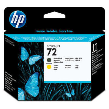 HP 72 Printhead Black/Yellow