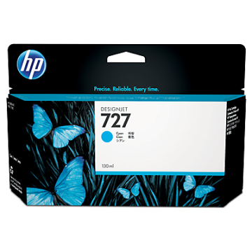 HP 727 130ml Ink Cyan