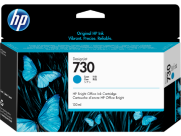 HP 730 130ml Ink Cyan