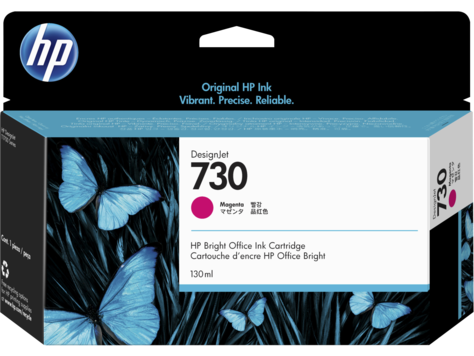 HP 730 130ml Ink Magenta