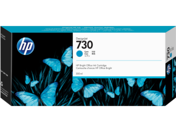 HP 730 300ml Ink Cyan