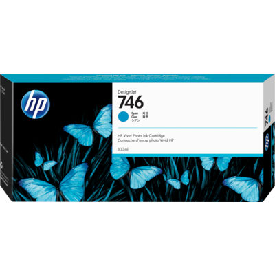 HP 746 300ml Ink  Cyan