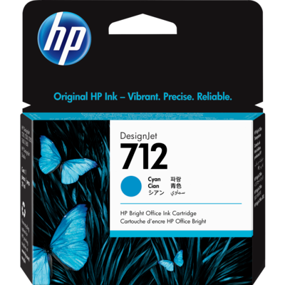 HP 712 29ml Ink Cyan