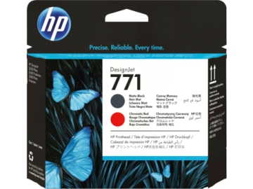 HP 771 Printheads Matte Black/Chromatic Red