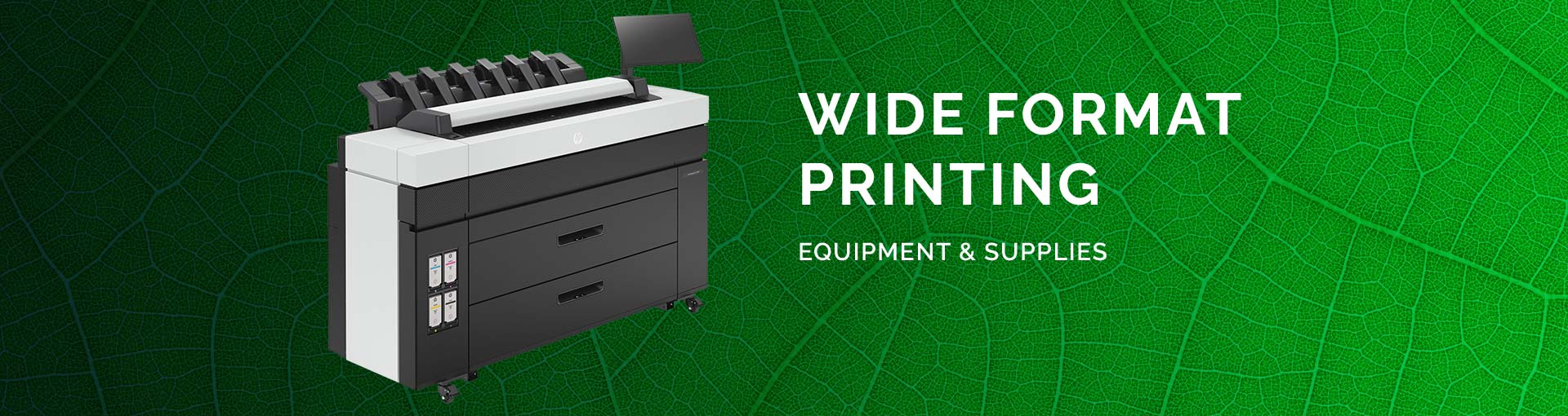 wide format printing equipment and supplies